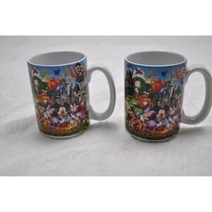 Disney Parks Walt Disney World Grandma Grandpa Mugs Set Characters Mickey Minnie